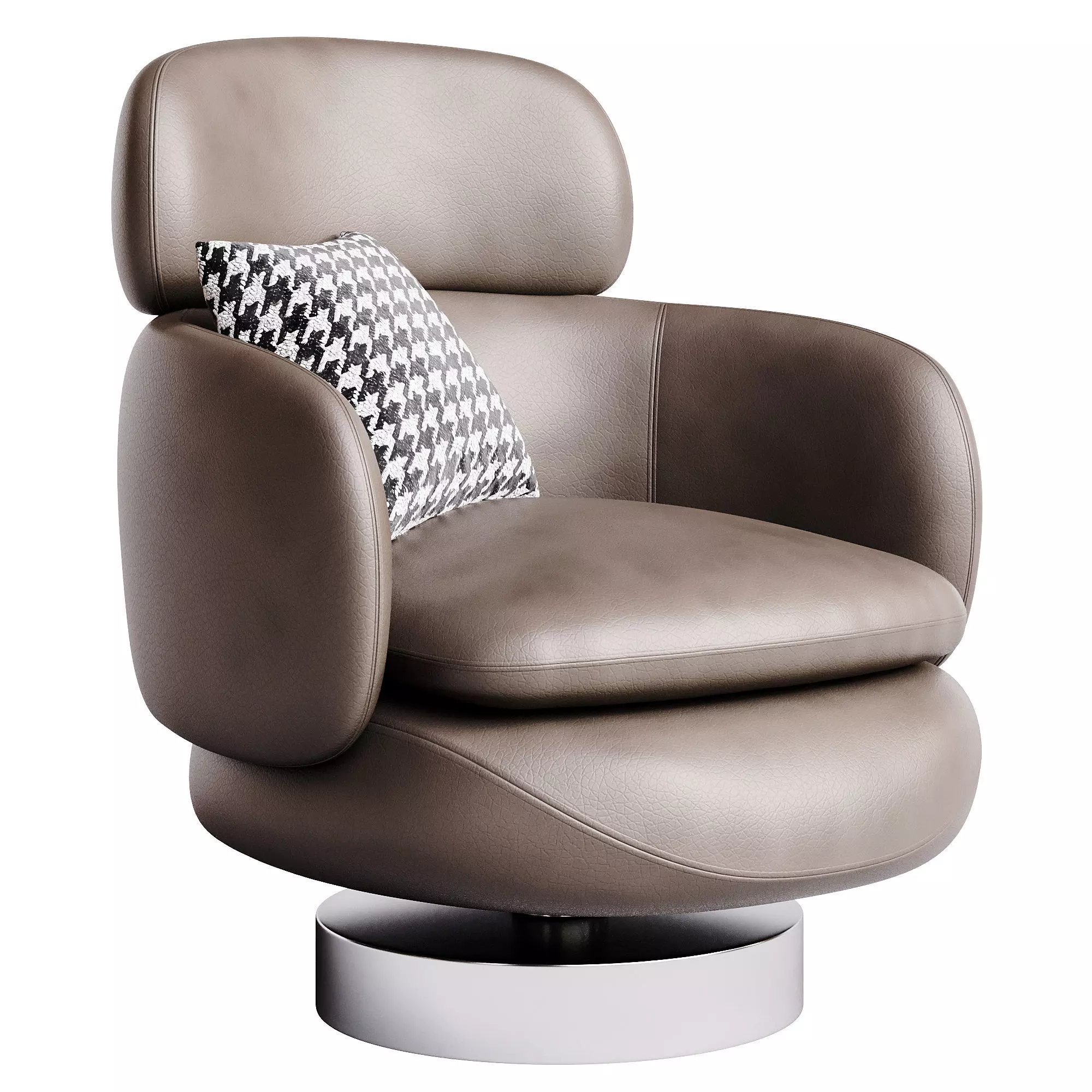 Vivienne armchair set1 3D model_1