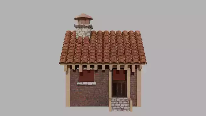 Country House - 3D Turnaround and Renders