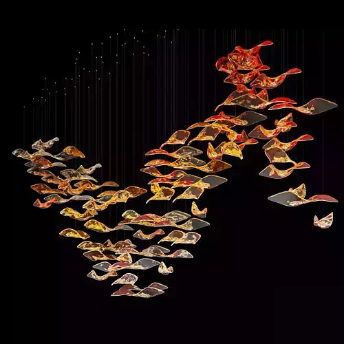 crystal pendant light