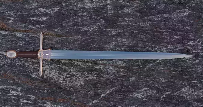 Realistic Medieval Fantasy Sword 