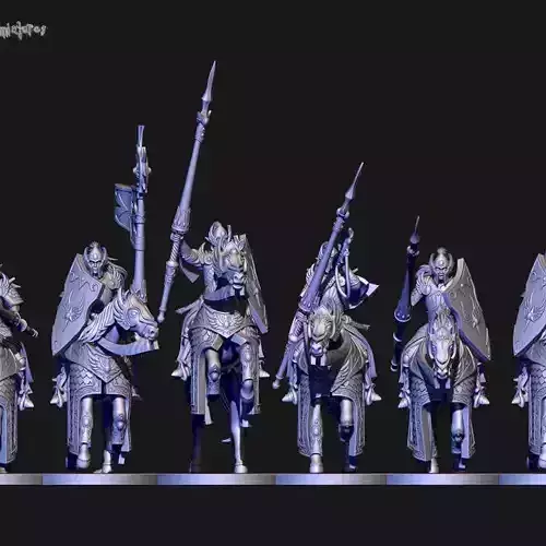 High elves Silver Lancers unit