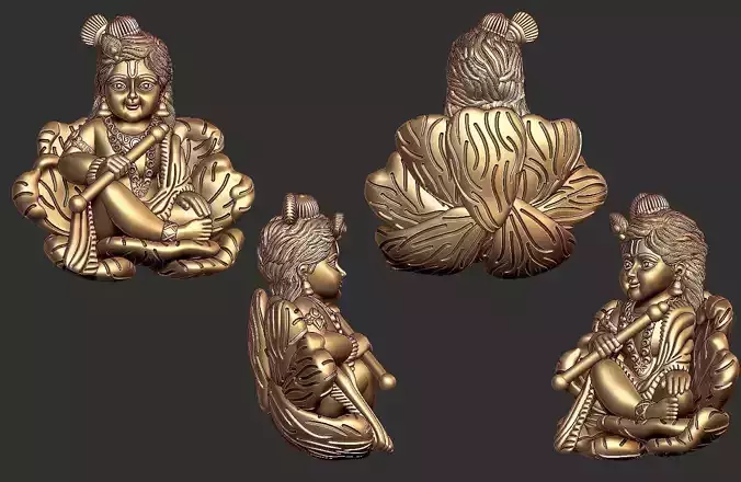 Bal Gopal 3D pendent