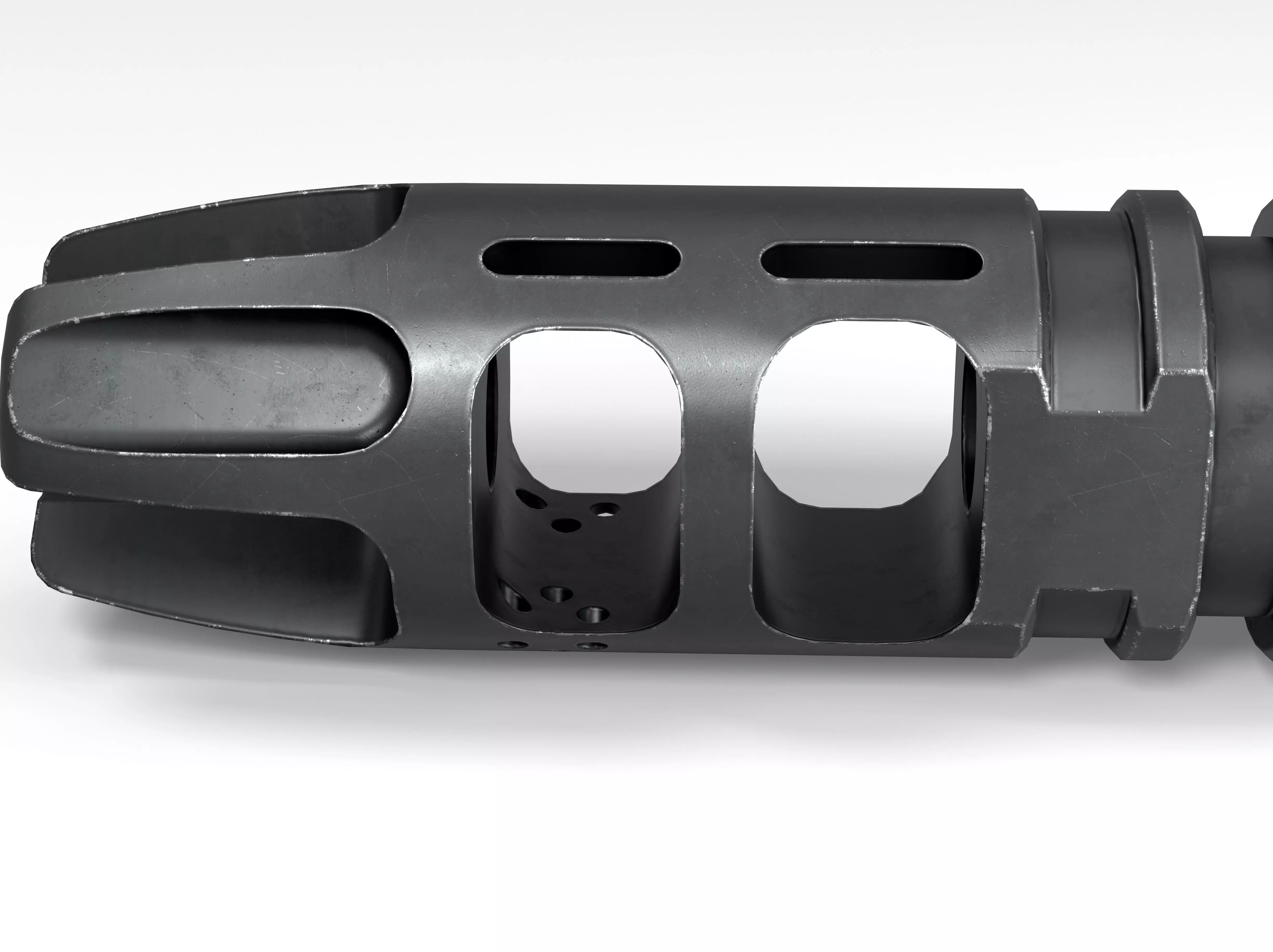 VG6 EPSILON 556 MUZZLE BRAKE Low-poly 3D model_4