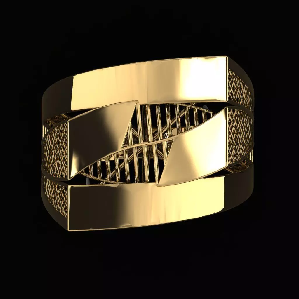 Beautiful Turkish Ring 3D print model_1