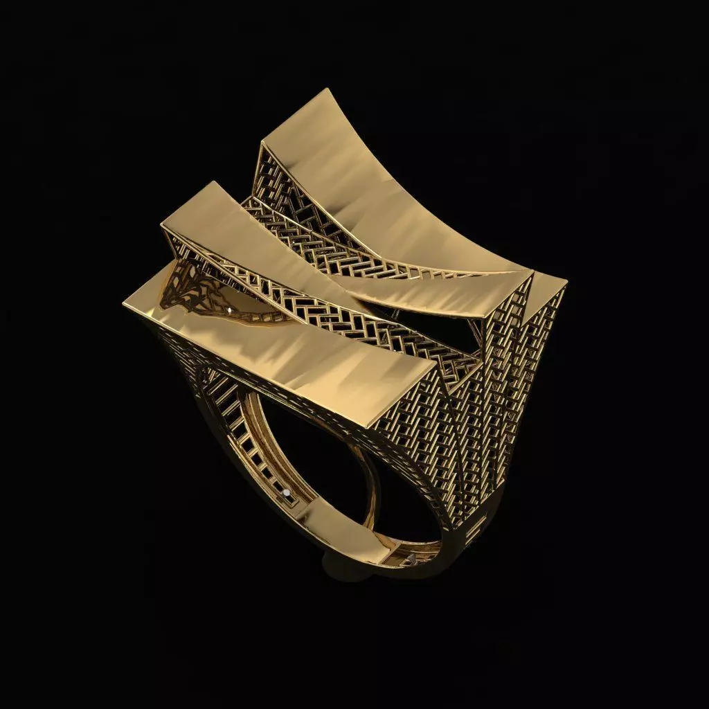 Beautiful Turkish Ring 3D print model_0