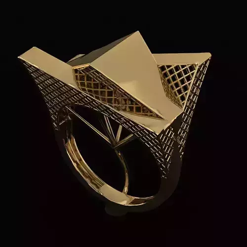 Beautiful Turkish Ring  3D print model