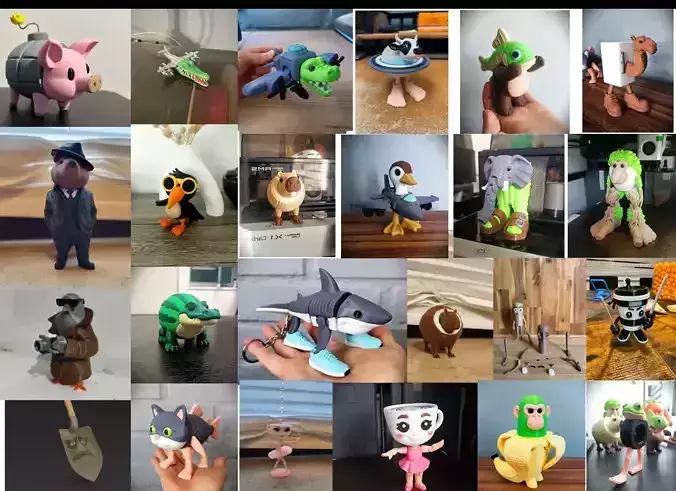 paquete  de  brainrot por 22 en partes a color 