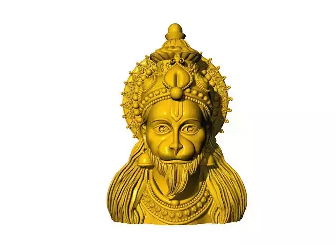 Hanuman pendent 3D 