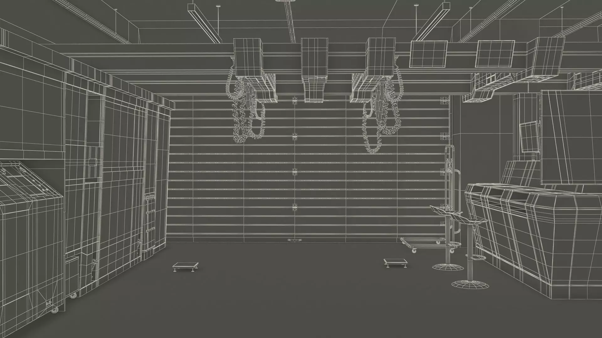 Formula 1 Garage 3D model_30