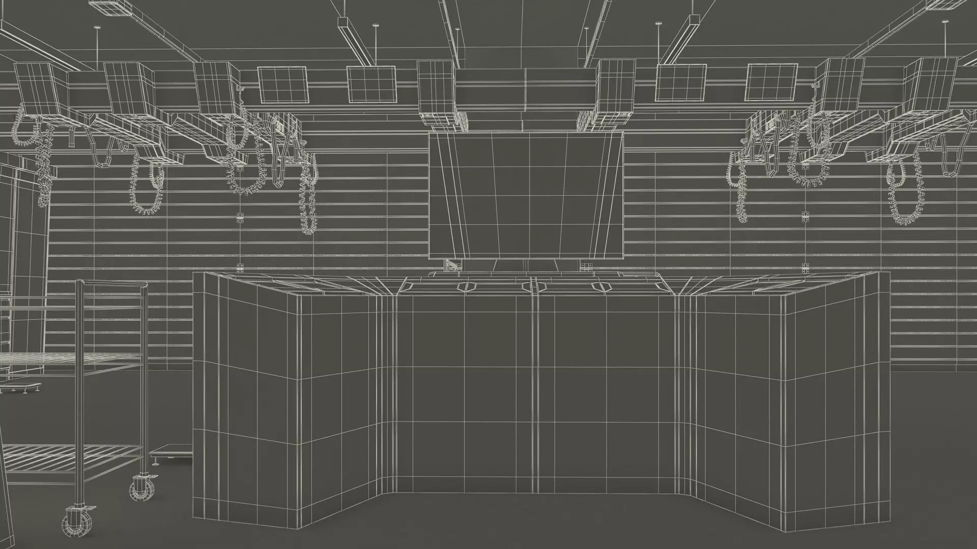 Formula 1 Garage 3D model_32