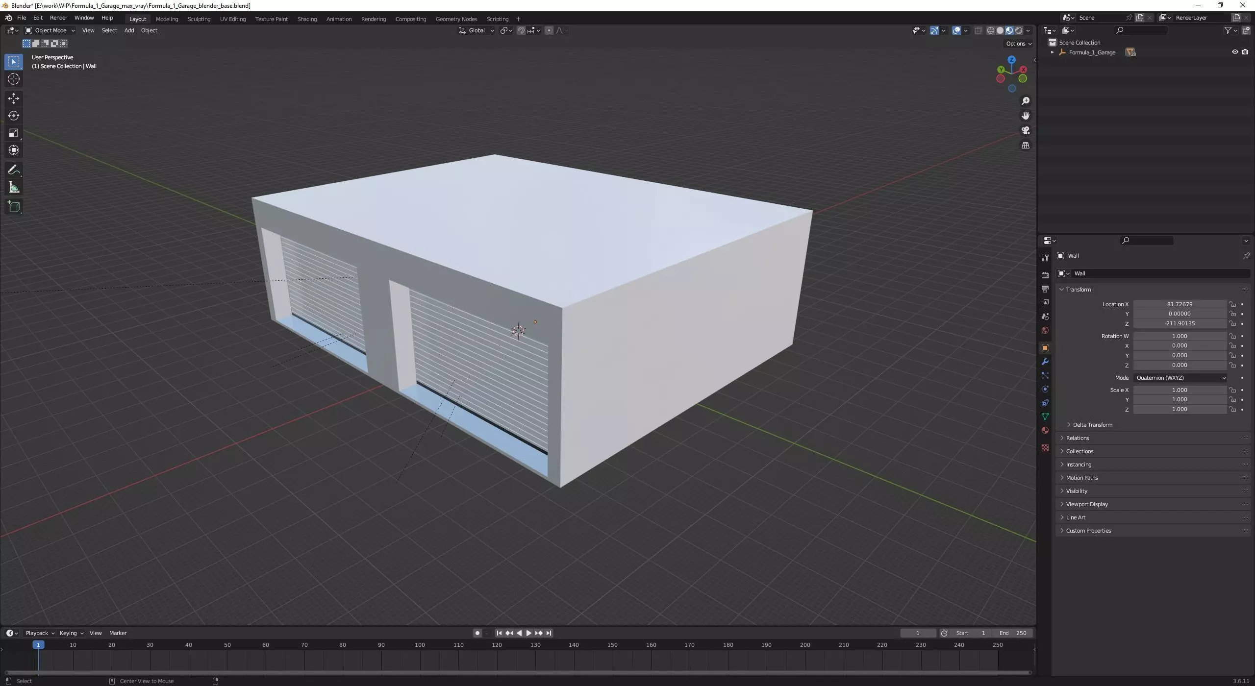 Formula 1 Garage 3D model_23