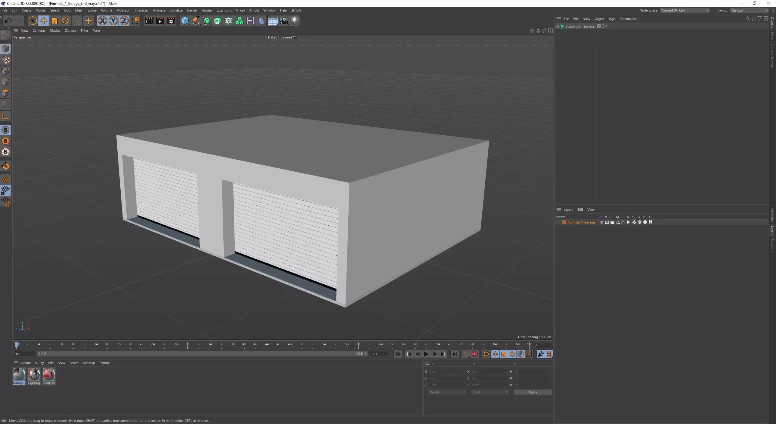 Formula 1 Garage 3D model_25