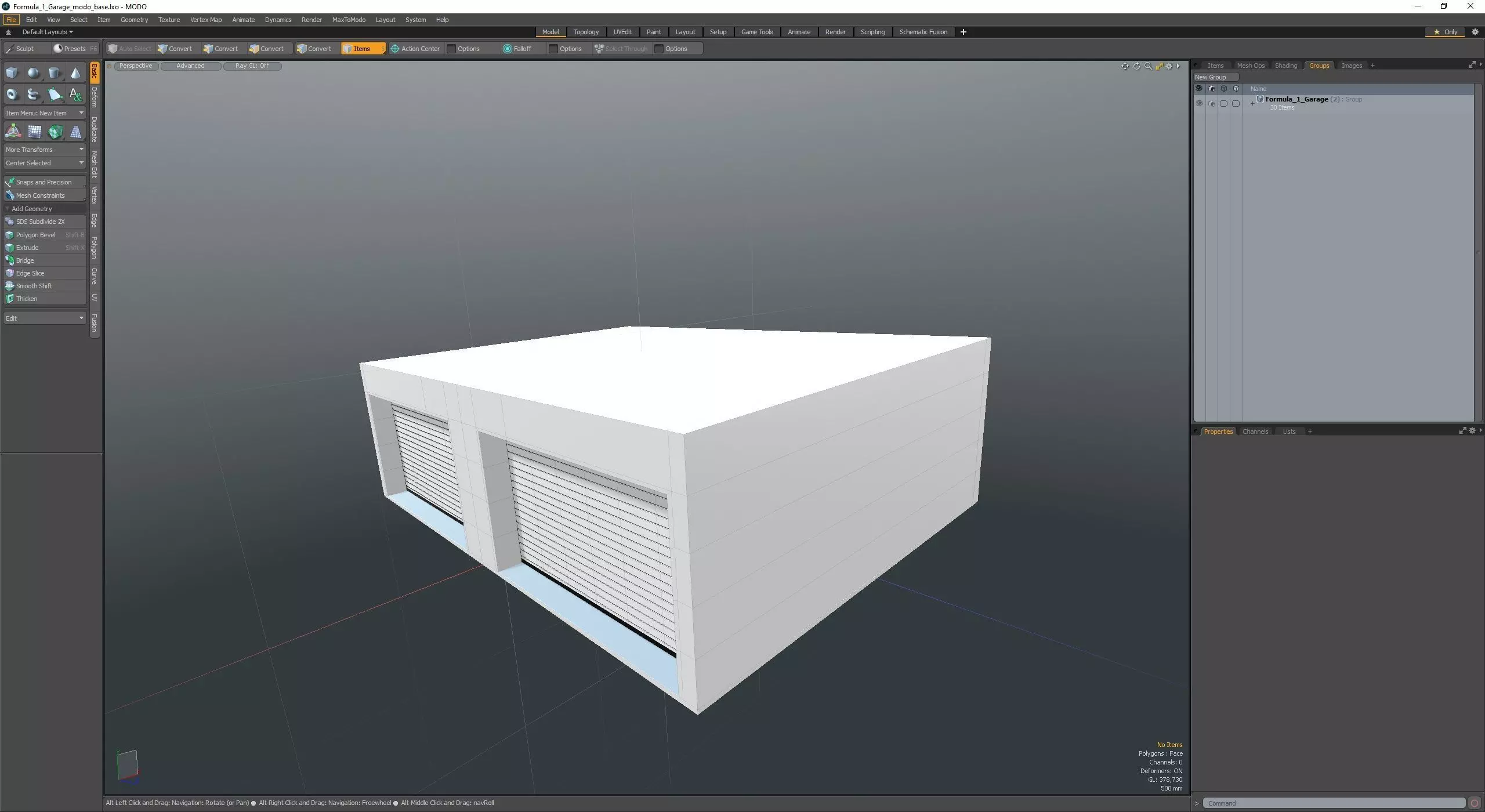 Formula 1 Garage 3D model_24