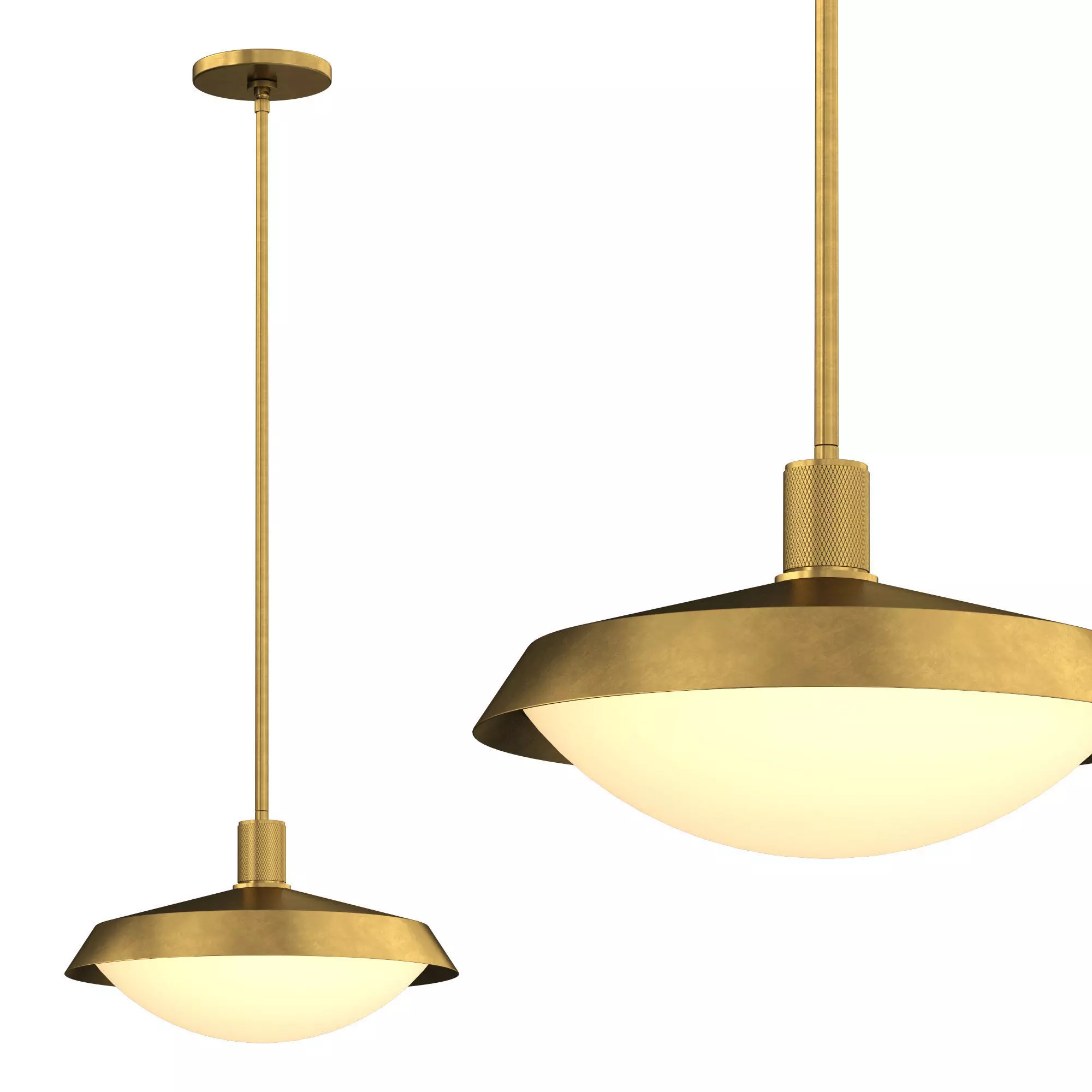 Kennan Barn Pendant 3D model_0