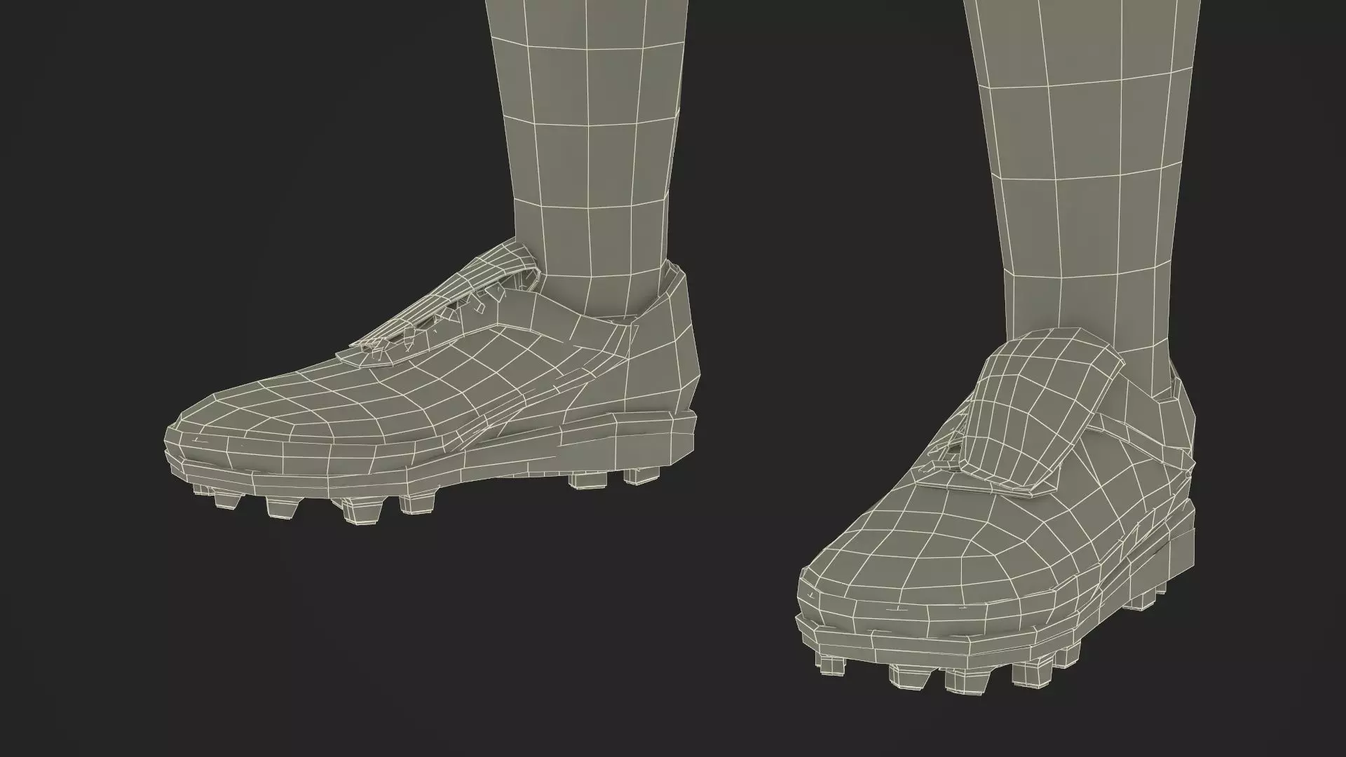 Male Soccer Player in Sportswear Rigged 3D model_36