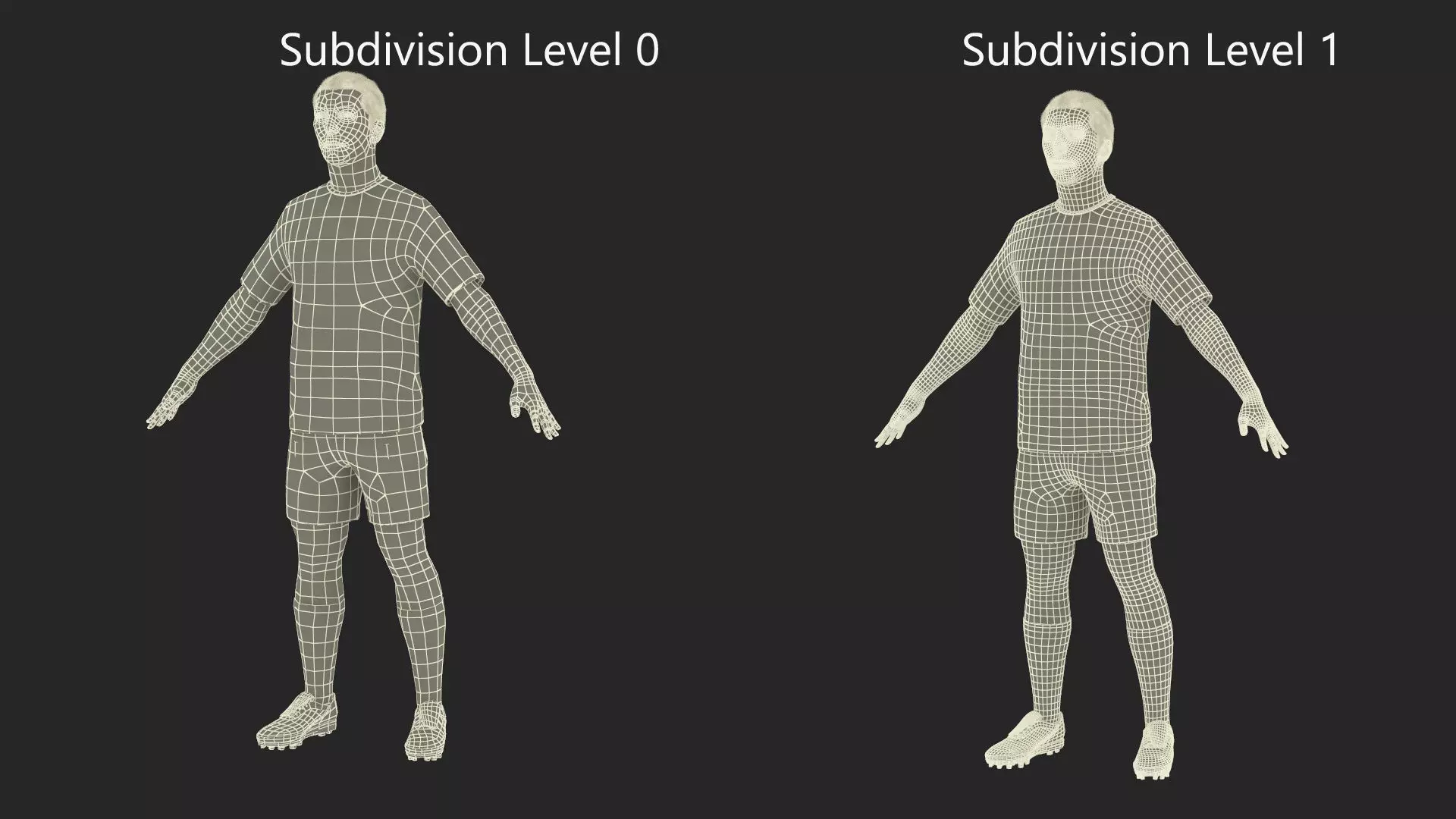 Male Soccer Player in Sportswear Rigged 3D model_26