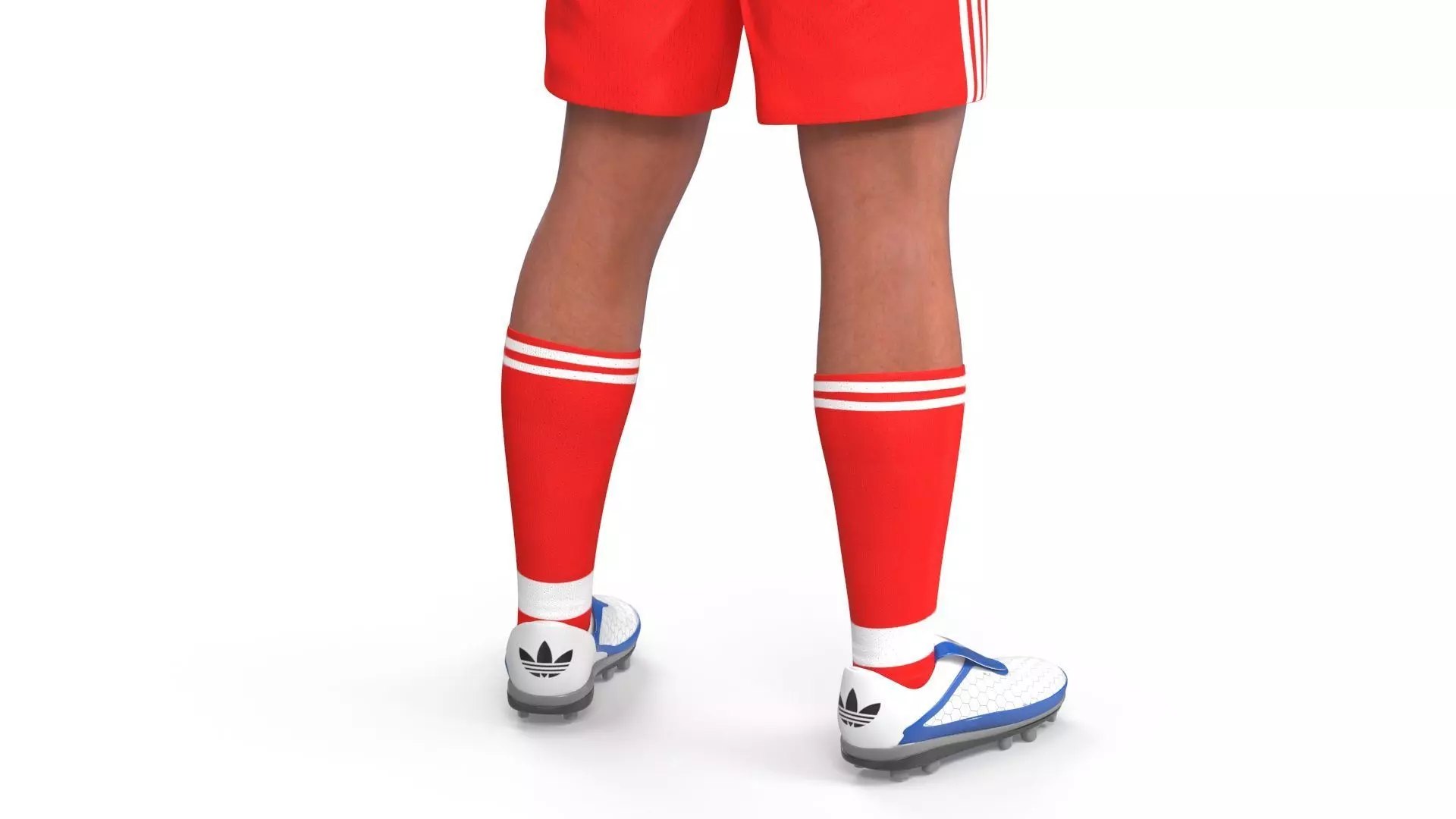 Male Soccer Player in Sportswear Rigged 3D model_17