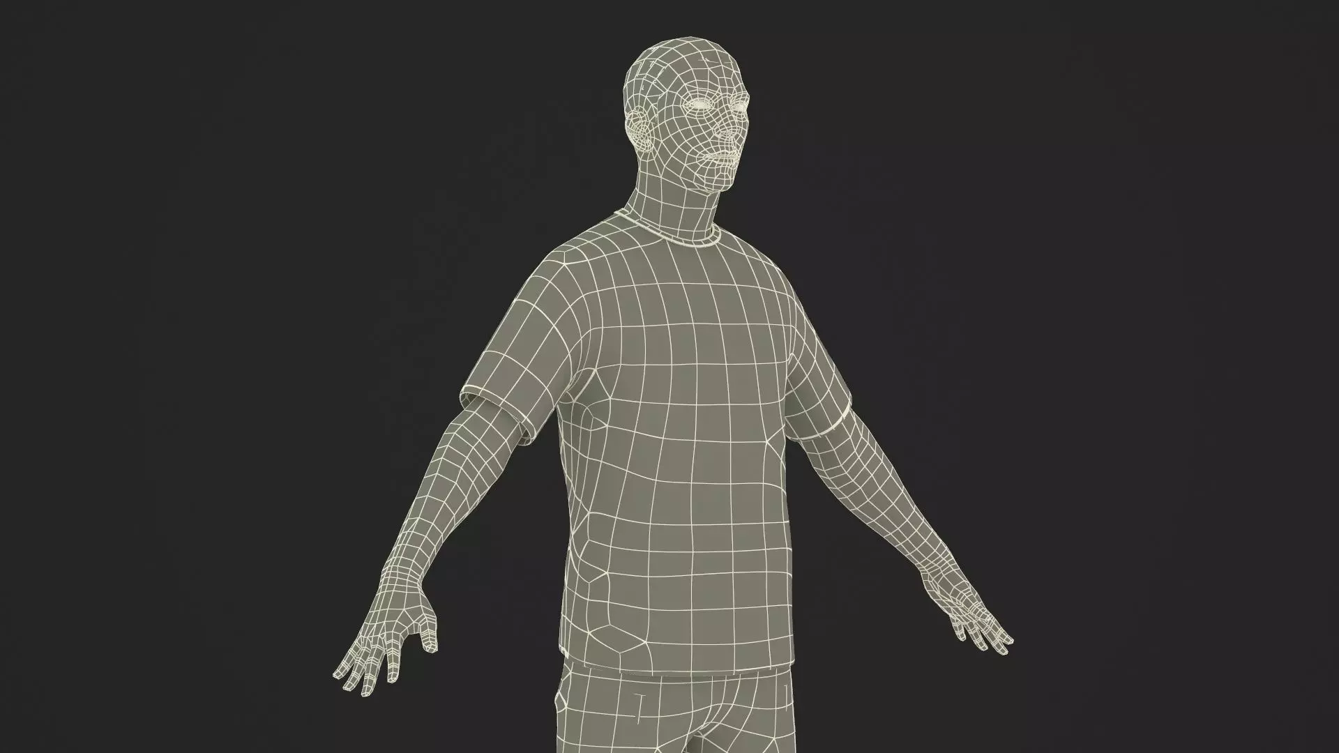 Male Soccer Player in Sportswear Rigged 3D model_42