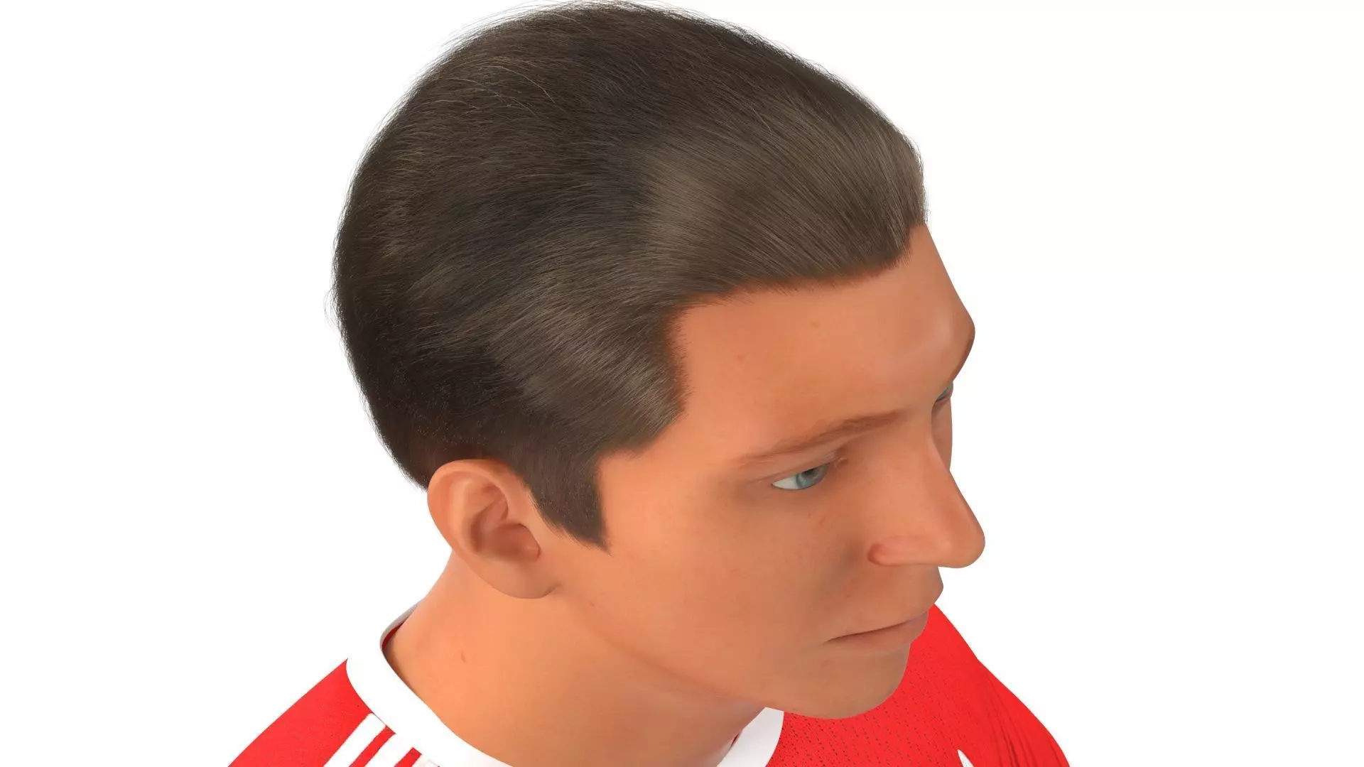 Male Soccer Player in Sportswear Rigged 3D model_22