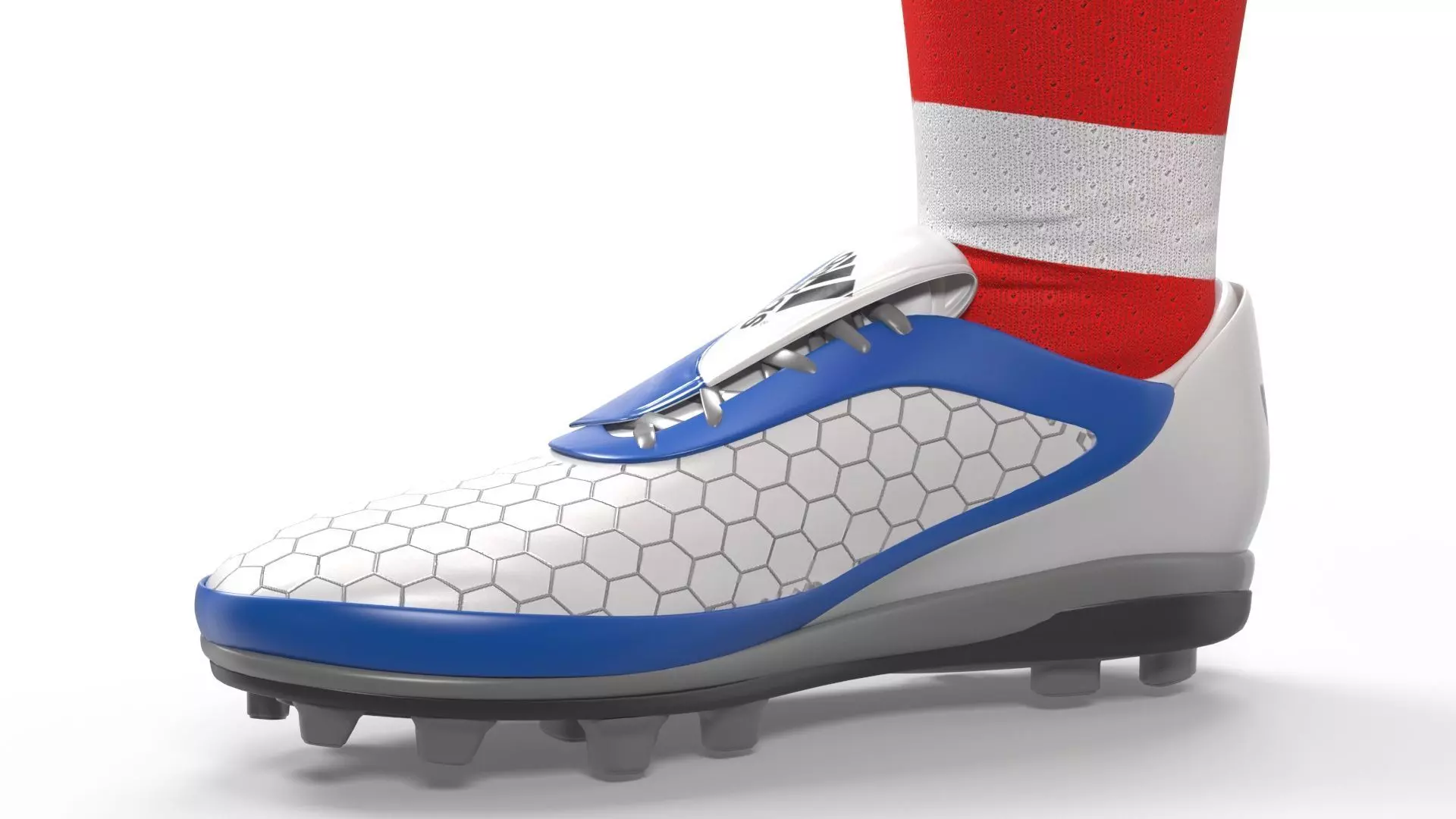 Male Soccer Player in Sportswear Rigged 3D model_19