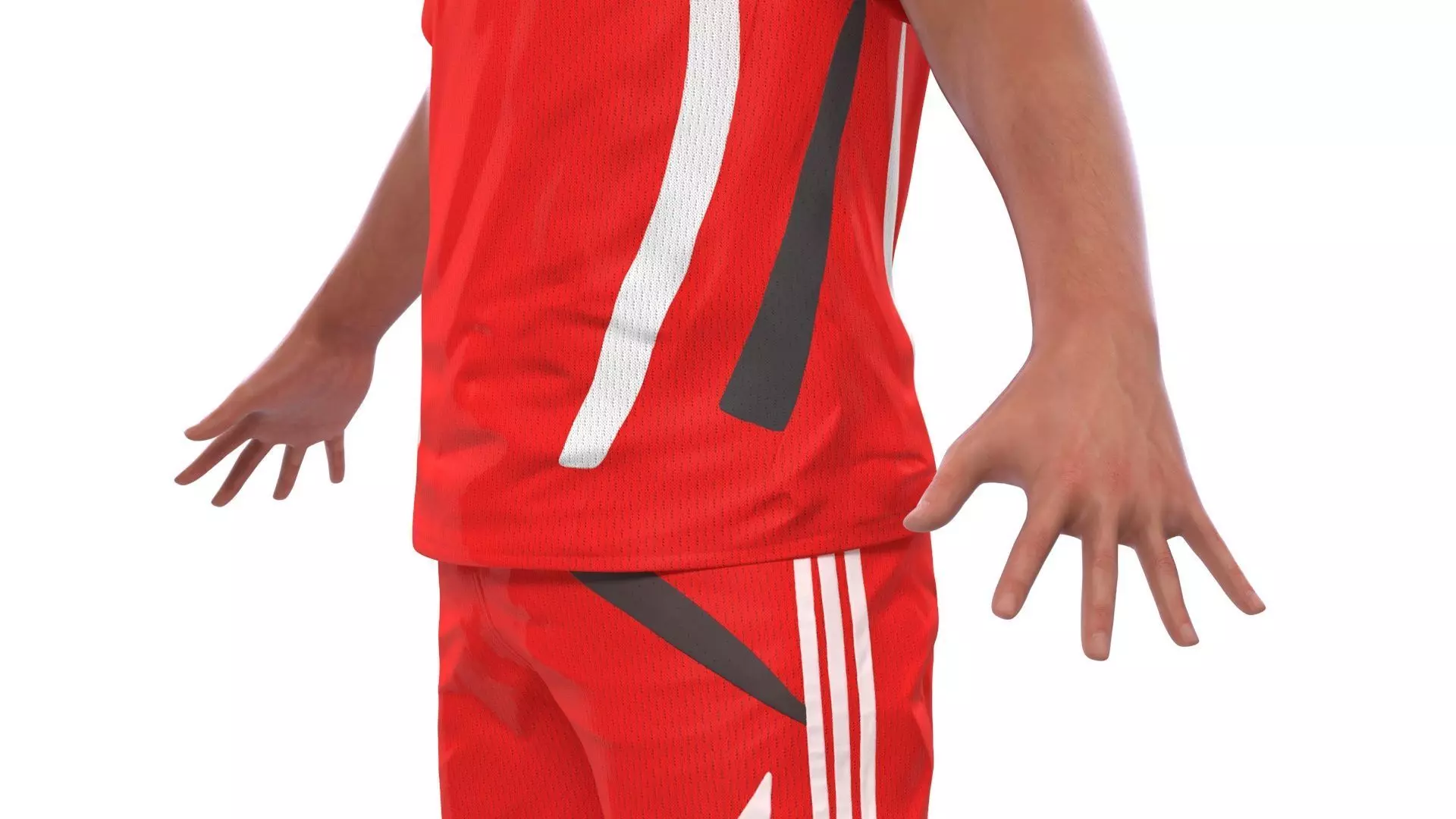 Male Soccer Player in Sportswear Rigged 3D model_20