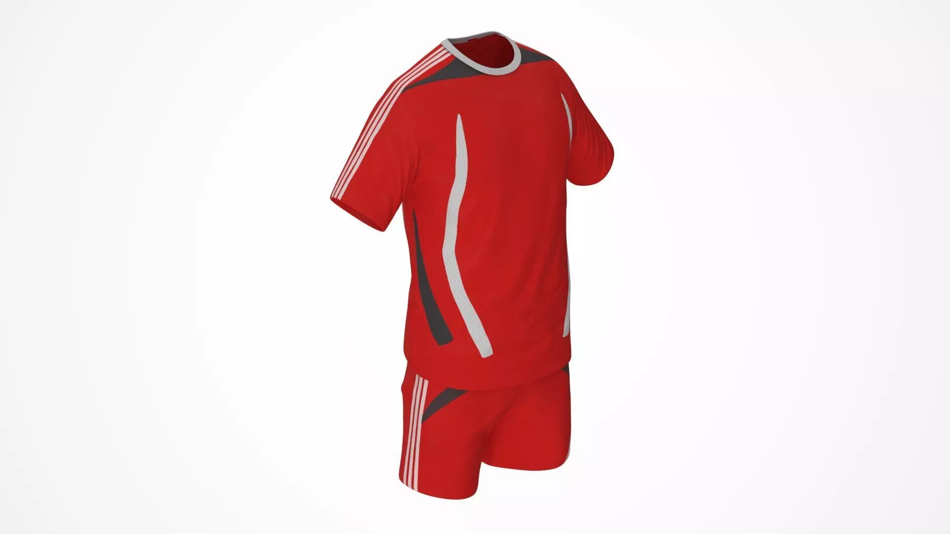 Male Soccer Player in Sportswear Rigged 3D model_24