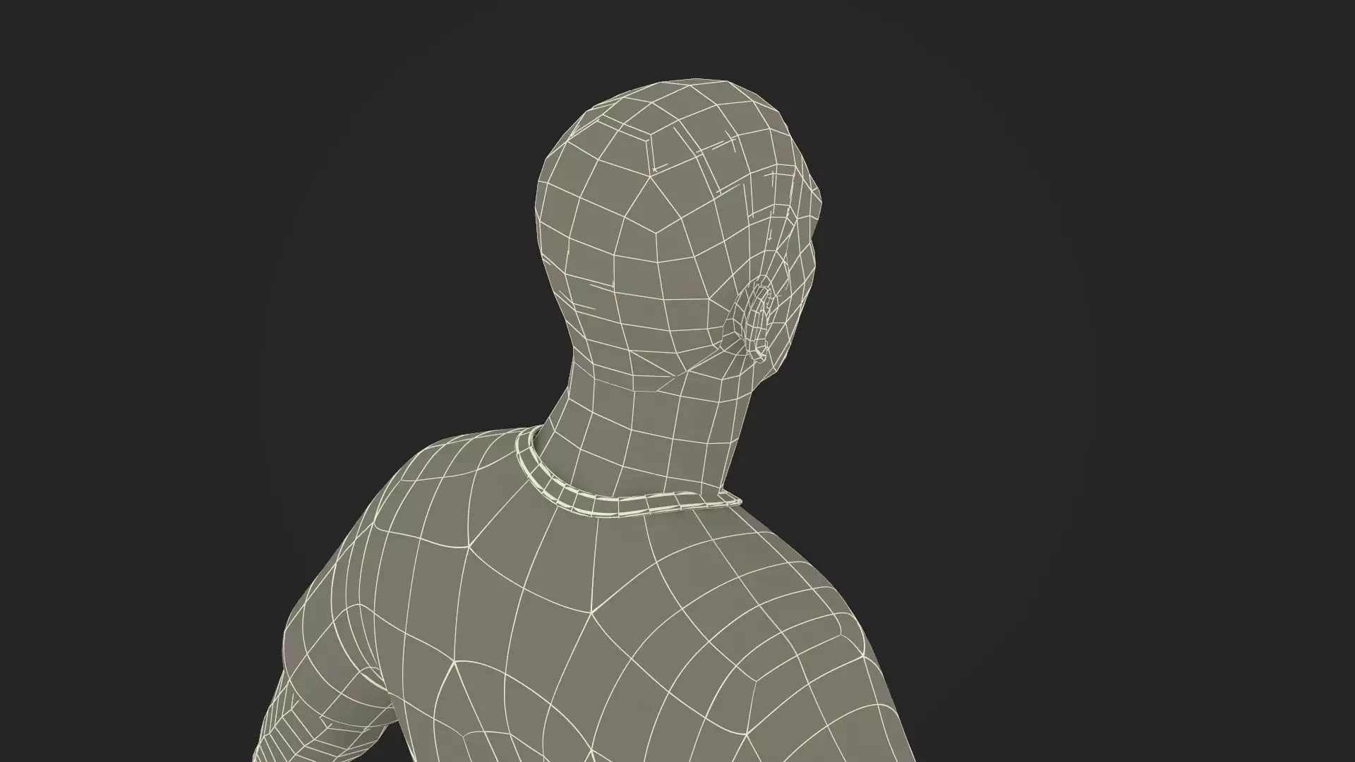 Male Soccer Player in Sportswear Rigged 3D model_39