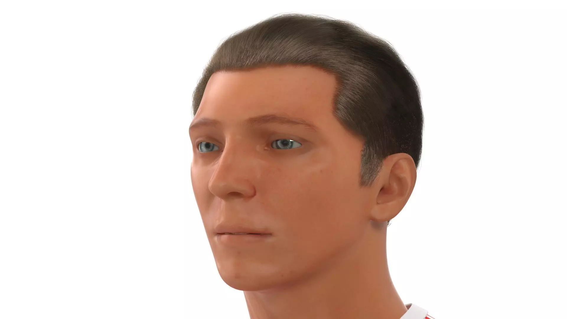 Male Soccer Player in Sportswear Rigged 3D model_21