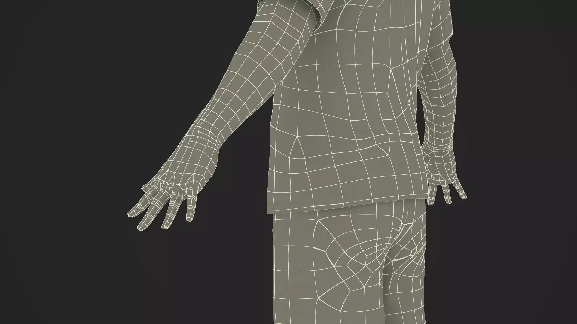 Male Soccer Player in Sportswear Rigged 3D model_35
