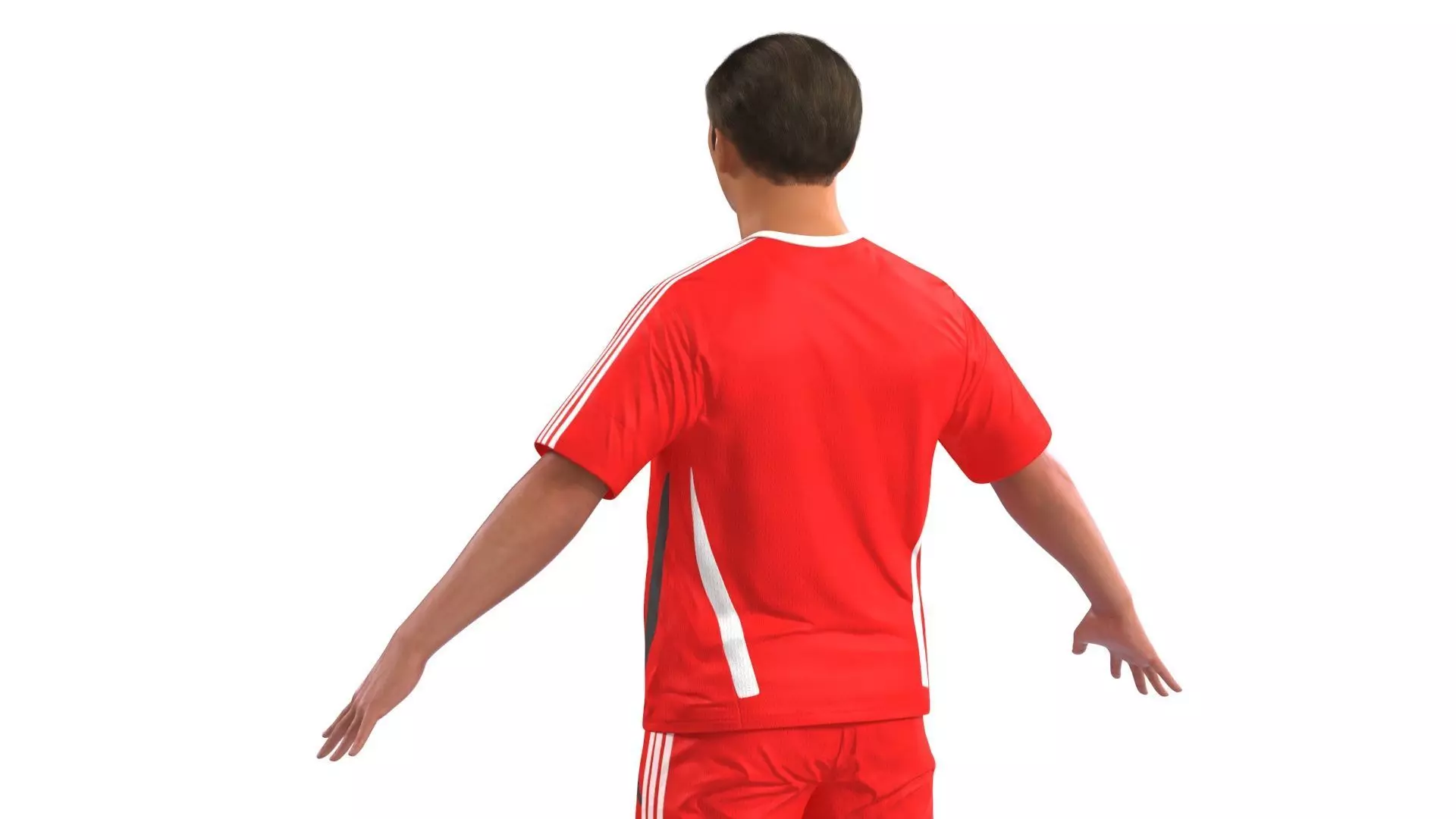 Male Soccer Player in Sportswear Rigged 3D model_14