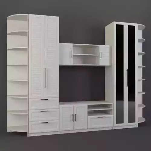 Straight Wall Unit - Cabinet 3