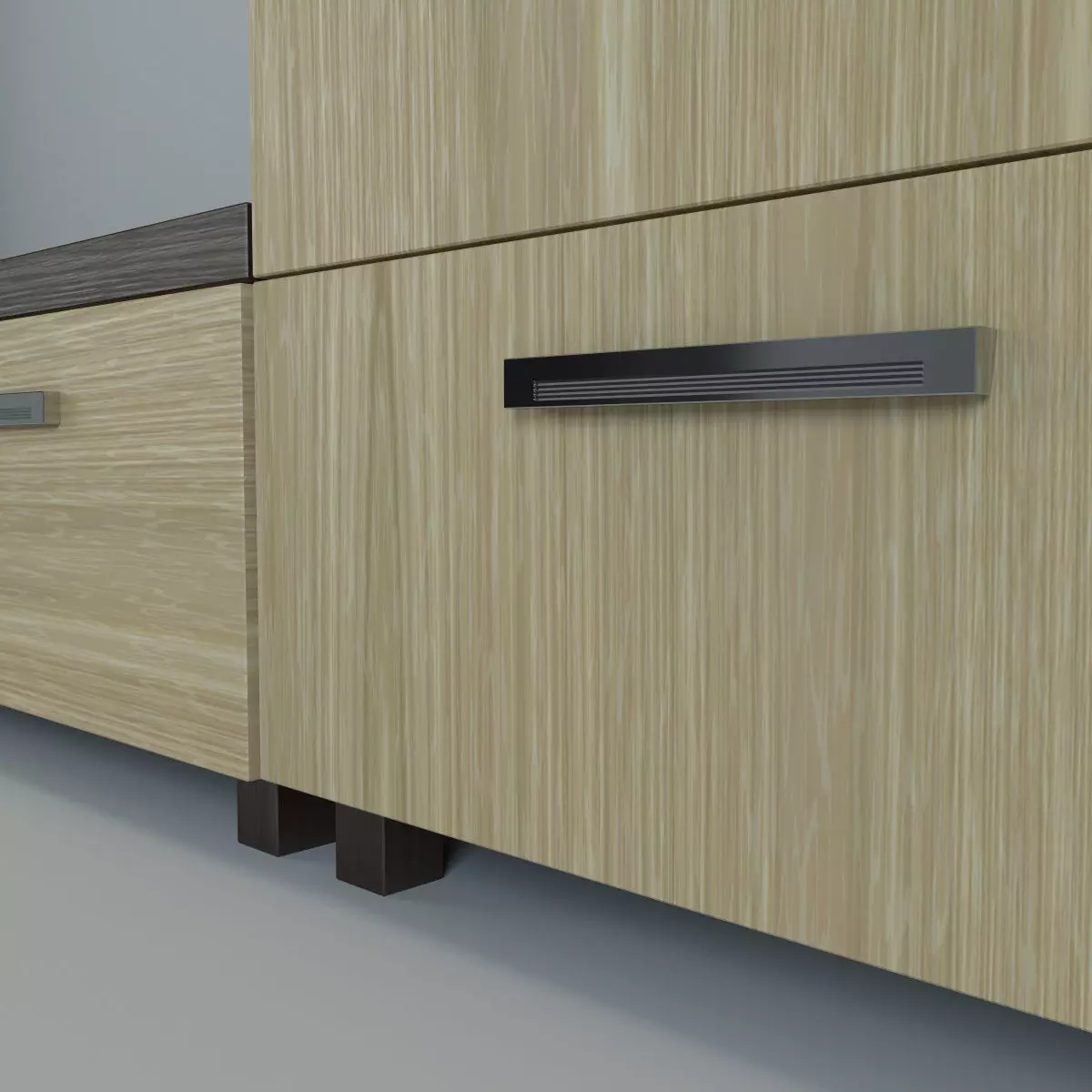 Wall Unit - Cabinet 4 3D model_7