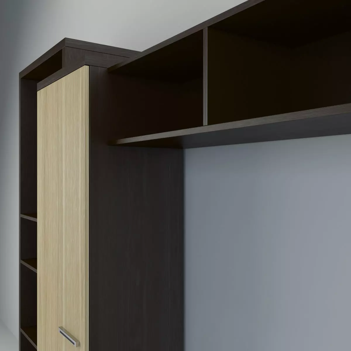 Wall Unit - Cabinet 4 3D model_4