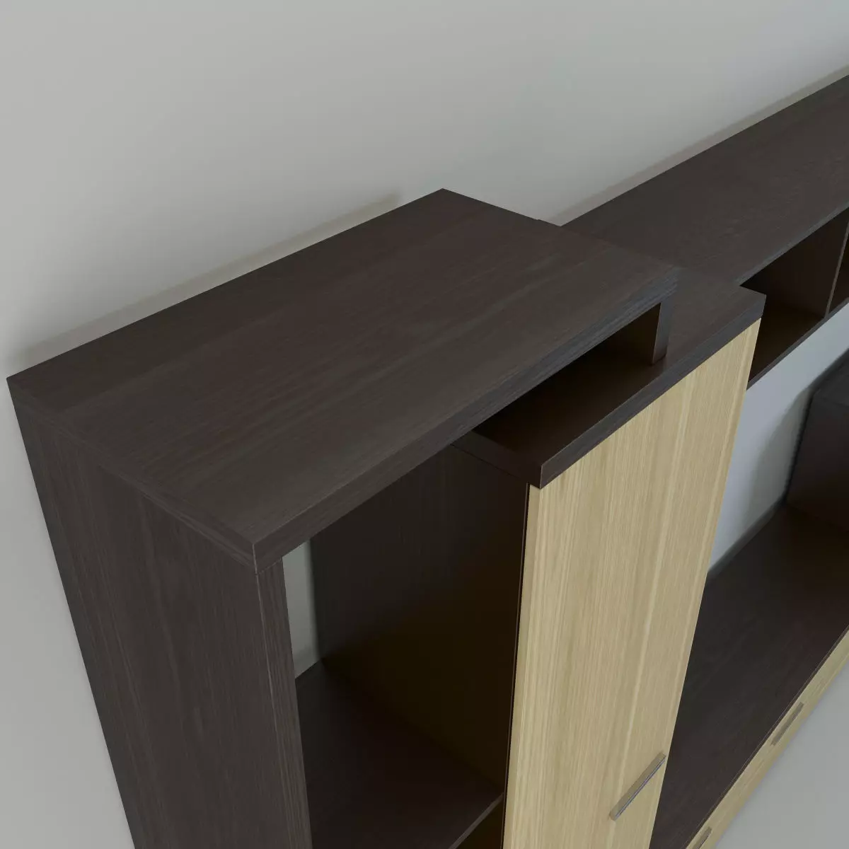 Wall Unit - Cabinet 4 3D model_2