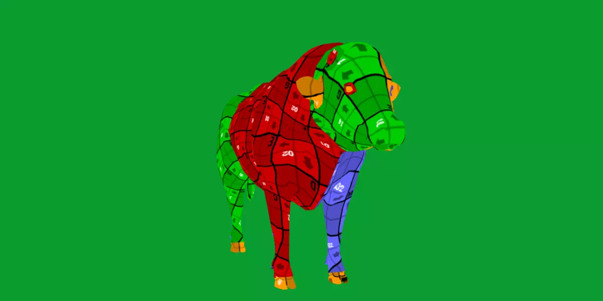 Galloway Cattle Low-poly 3D model_26