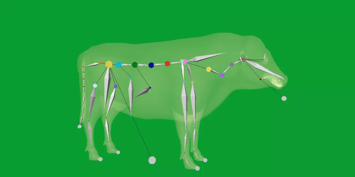 Galloway Cattle Low-poly 3D model_14