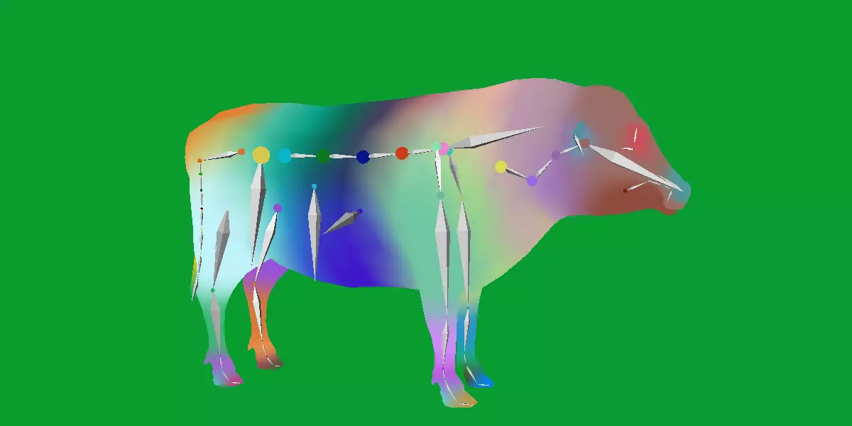 Galloway Cattle Low-poly 3D model_16