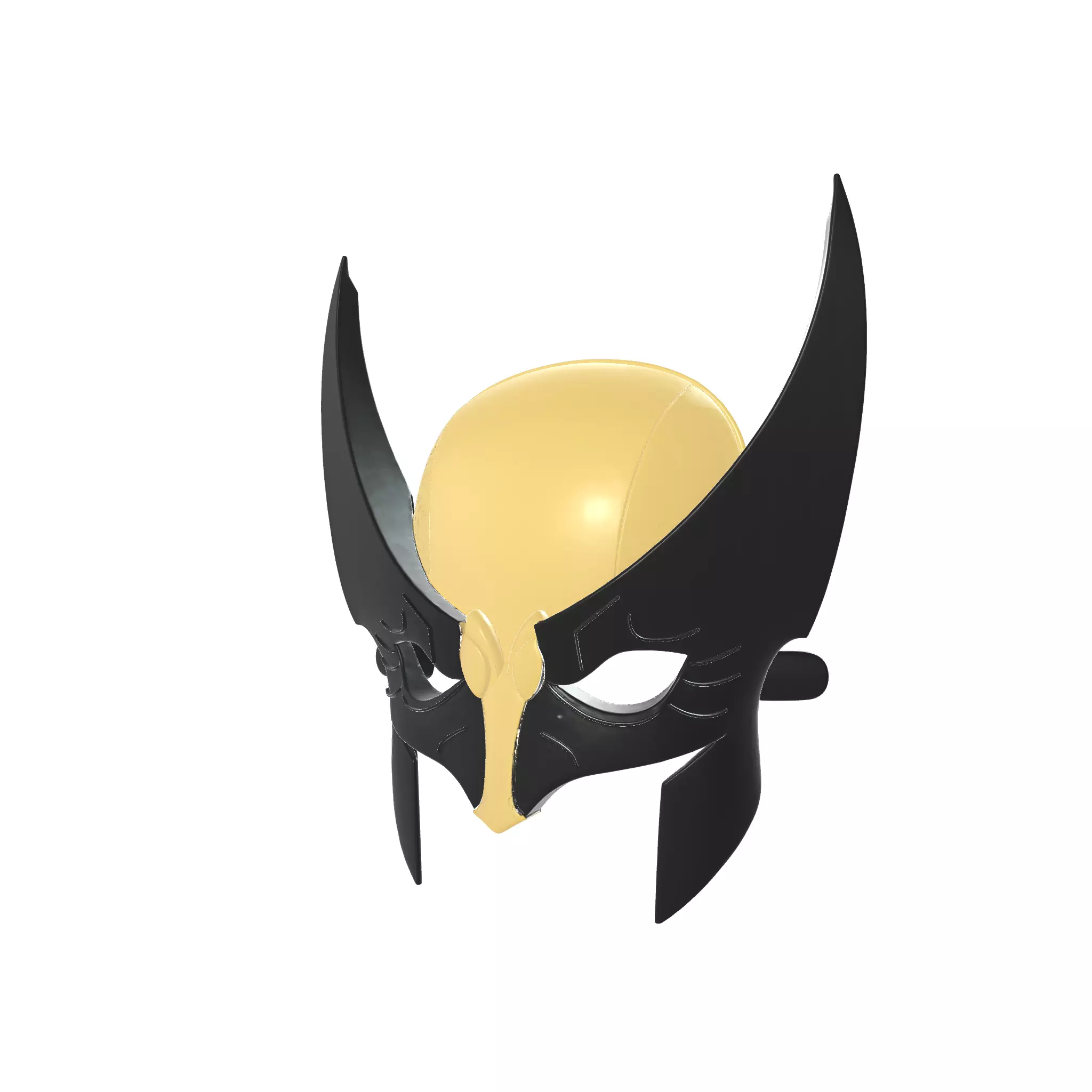 X-Men Wolverine Mask Superhero Cosplay Helmet 3D print model_3