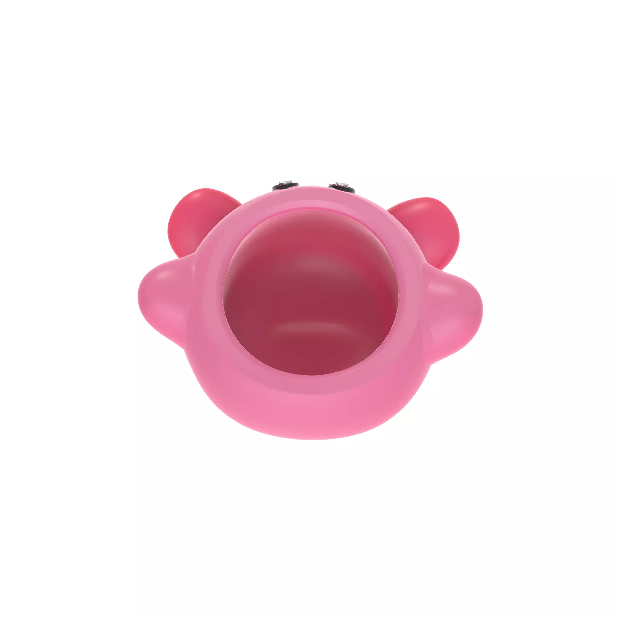 Cute Kirby Inspired Planter Pot  3D print model_2