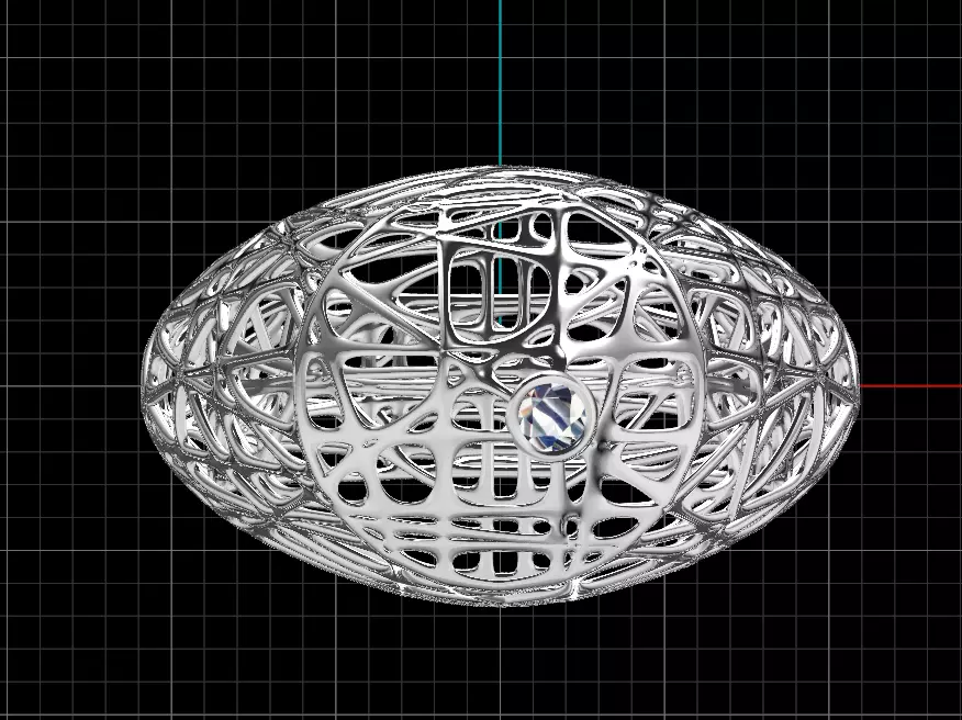 Parametric golden ring Free 3D print model_3