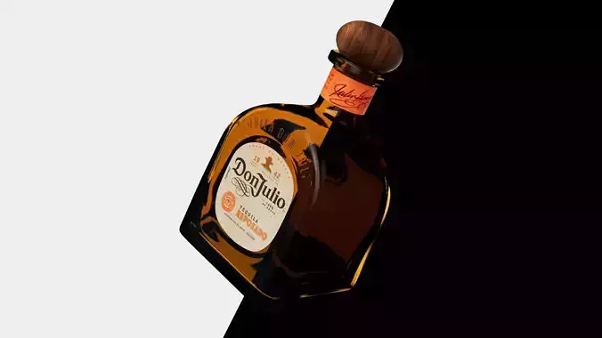 TEQUILA DON JULIO REPOSADO 3D model