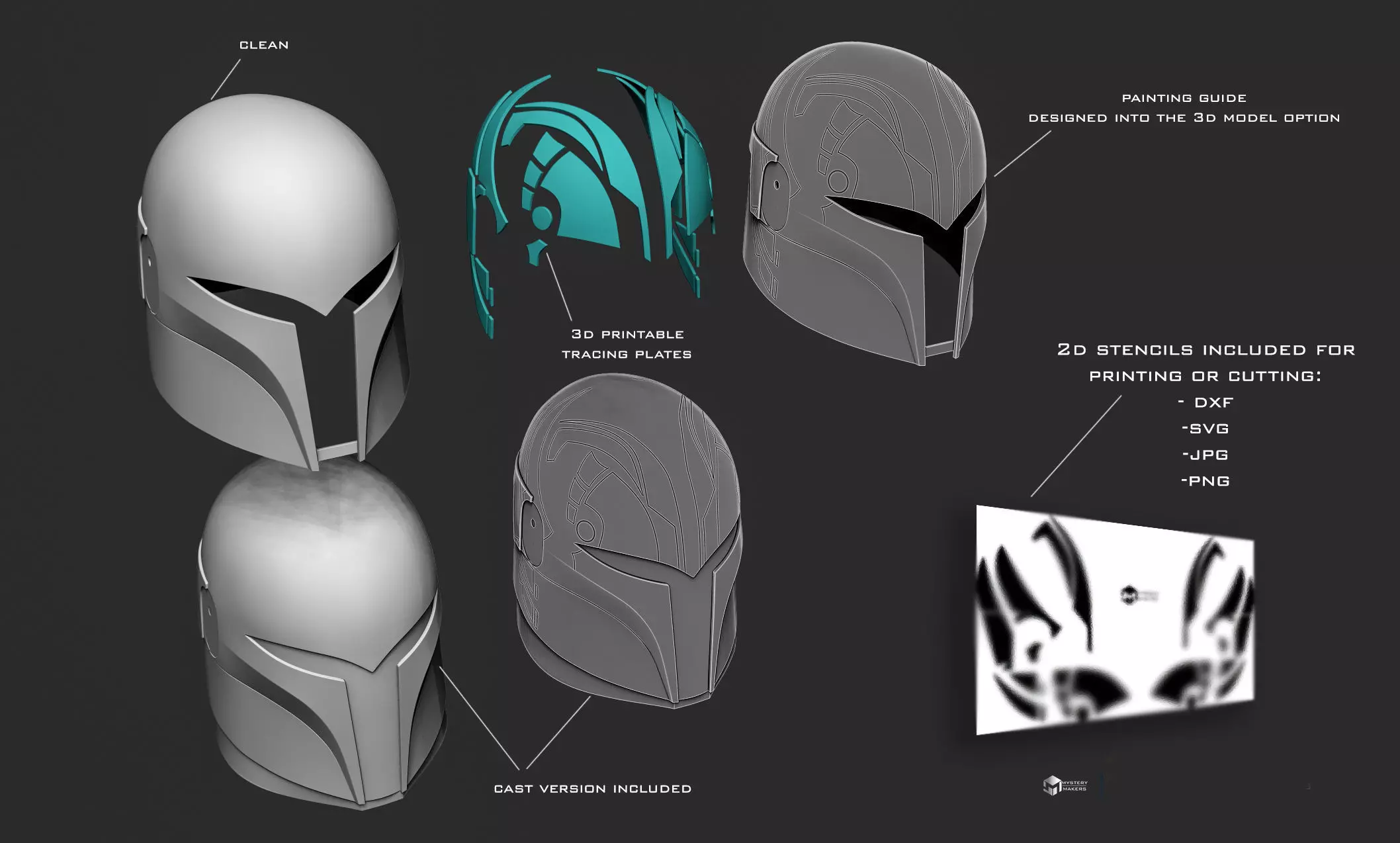 Sabine Wren helmet 3D print model_5