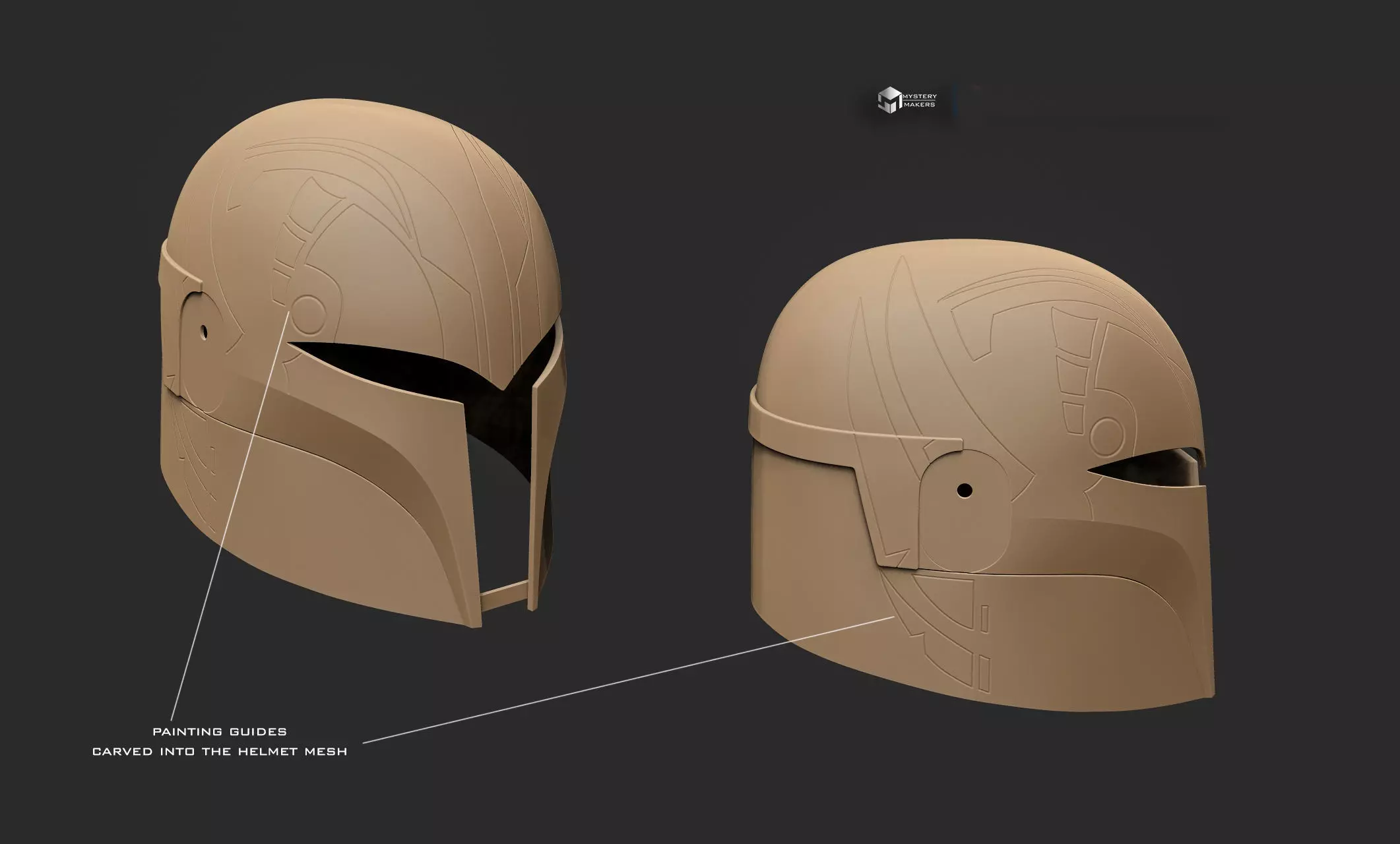 Sabine Wren helmet 3D print model_3