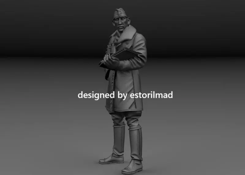WW2 GERMAN OFFICIAL RUSSIAN CAMPAIGN v1 3D print model_1