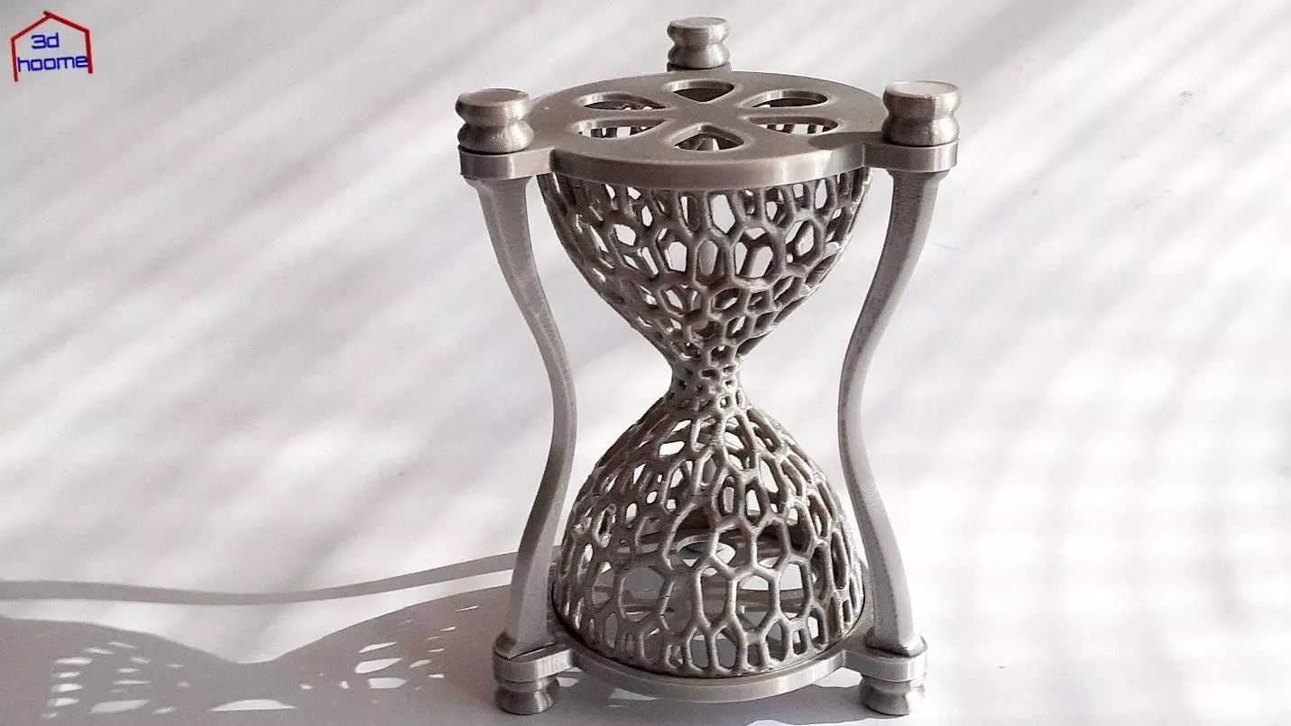 Decorative Hourglass 3D print model_4