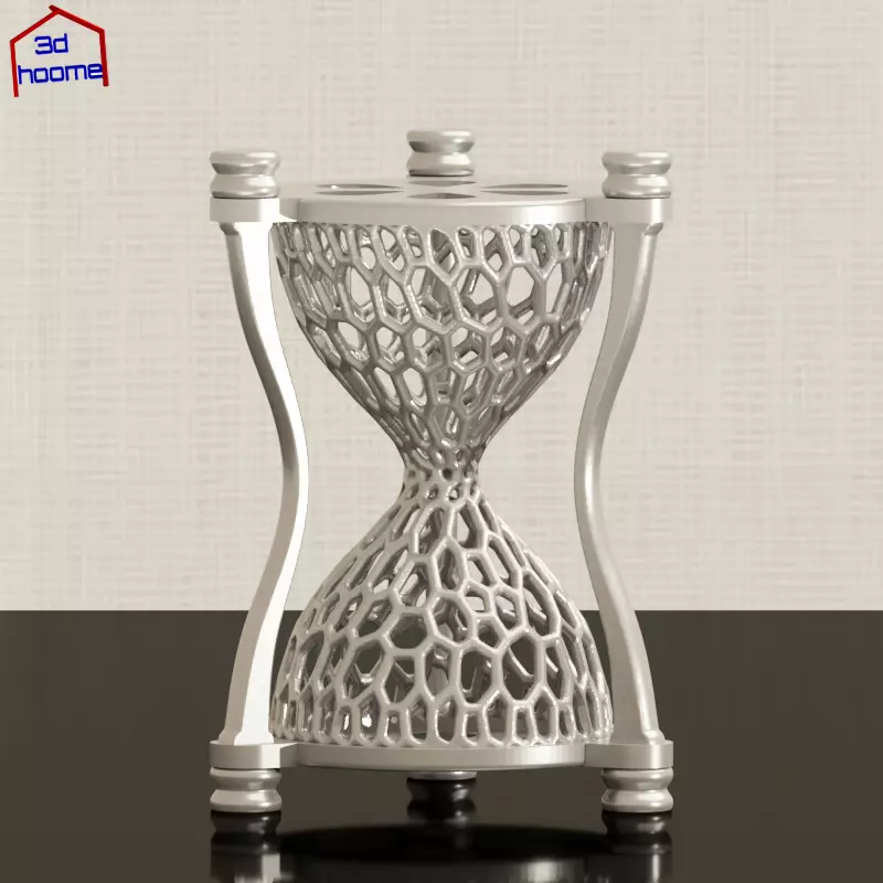 Decorative Hourglass 3D print model_0