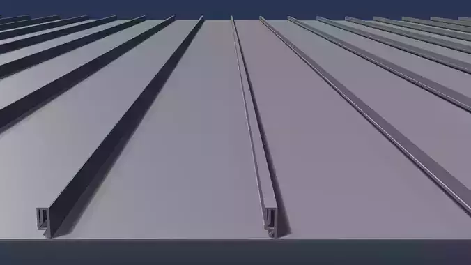 Metal sheet roofing 25O17