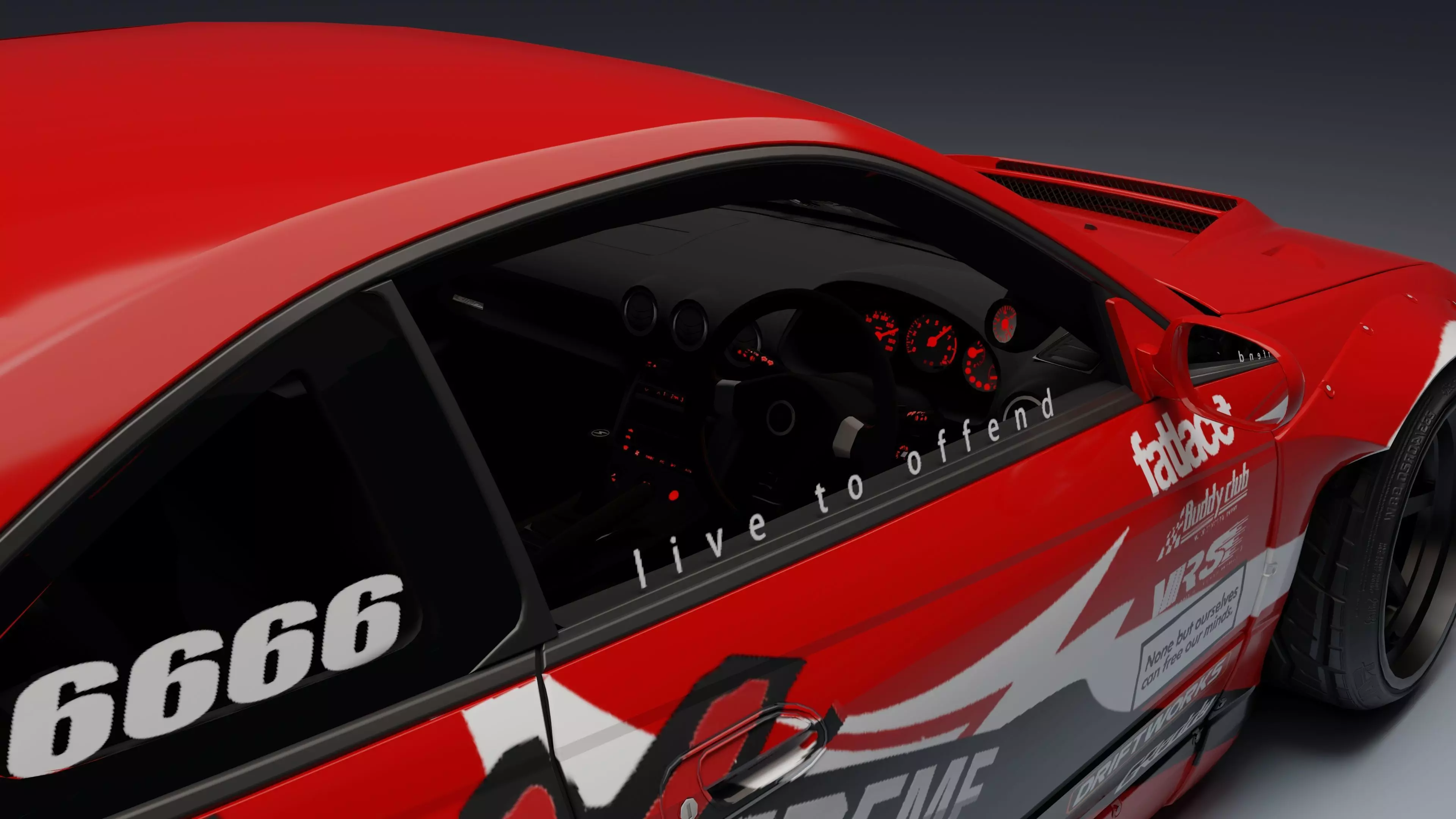 Nissan Silvia S15   Low-poly 3D model_34