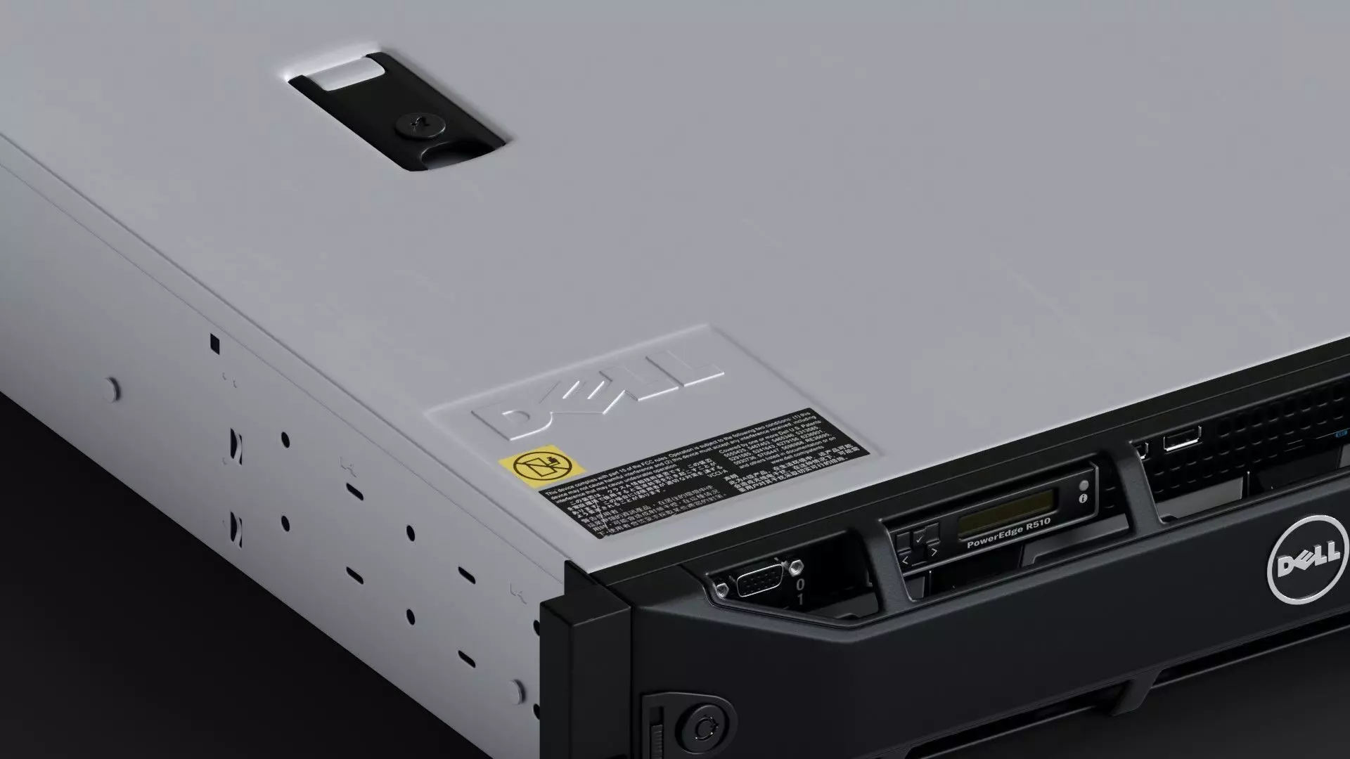 Dell PowerEdge R510 Server 3D model_6