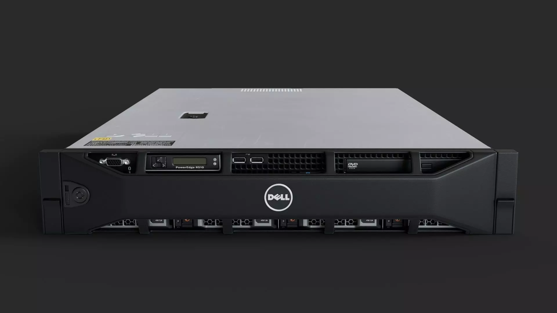 Dell PowerEdge R510 Server 3D model_5